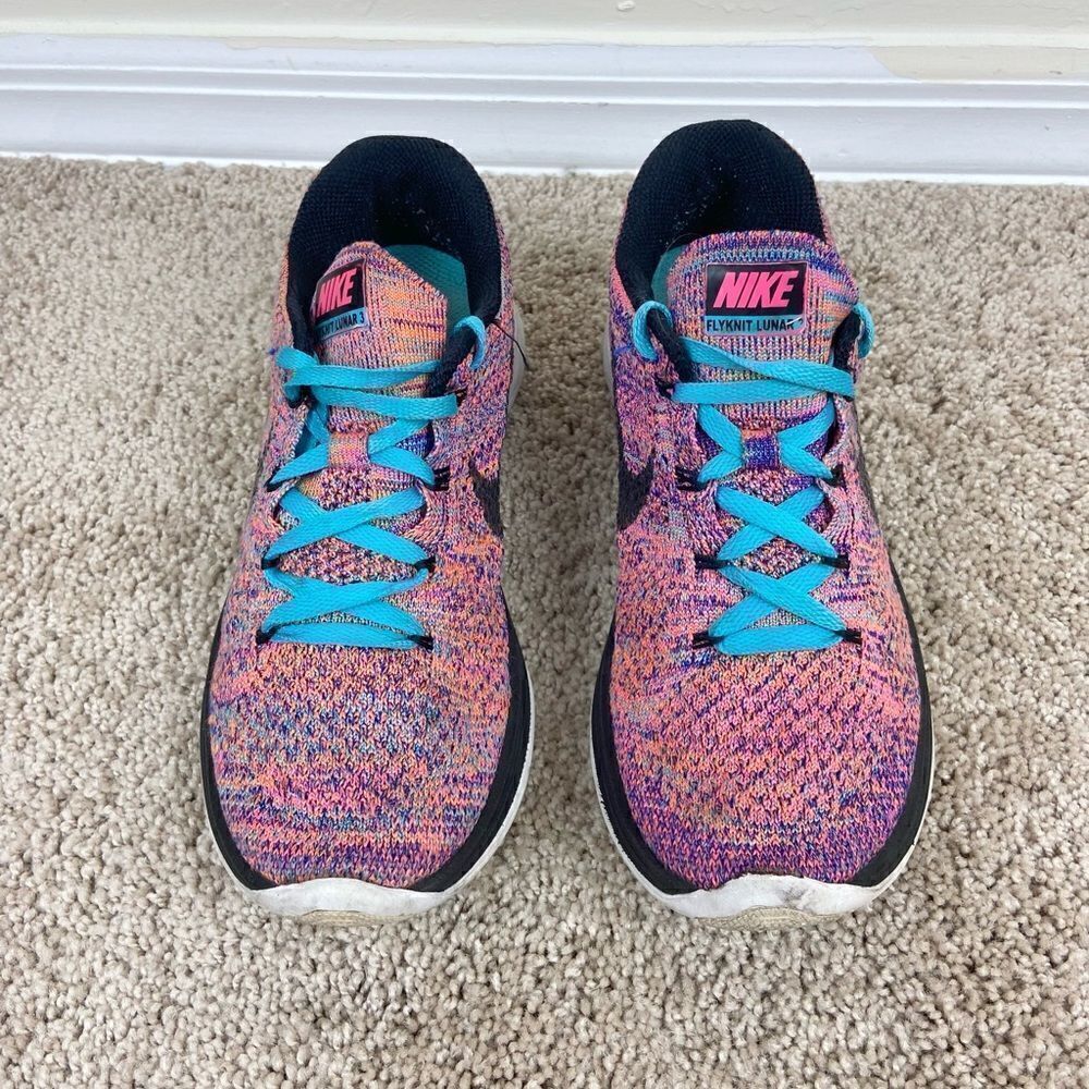 Nike Flyknit Lunar 3 Running Shoes - Multi Color - Picture 4 of 6